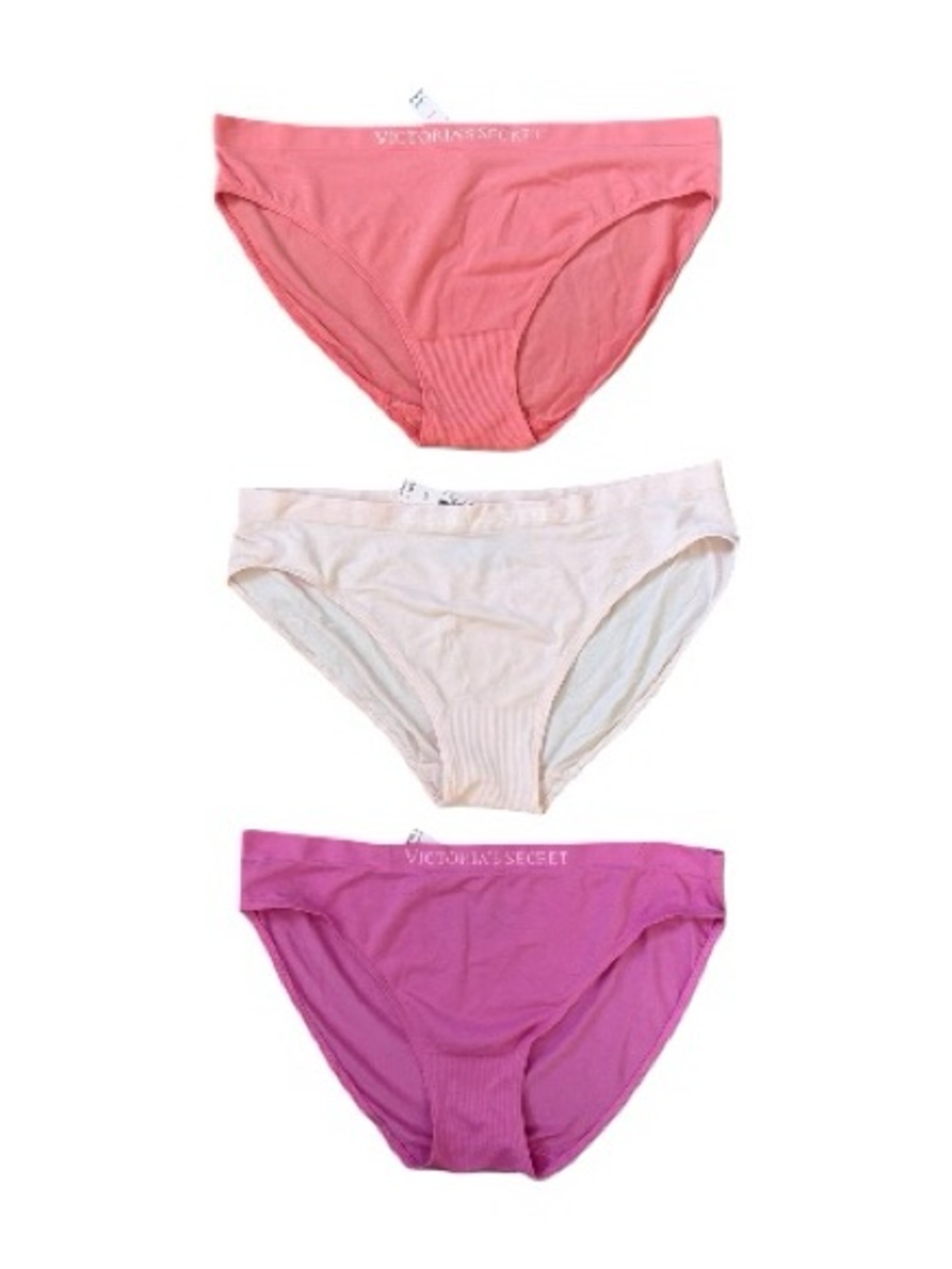 NEW Victorias Secret Body by Victoria Seamless Bikini Panties Size XL Set of 3